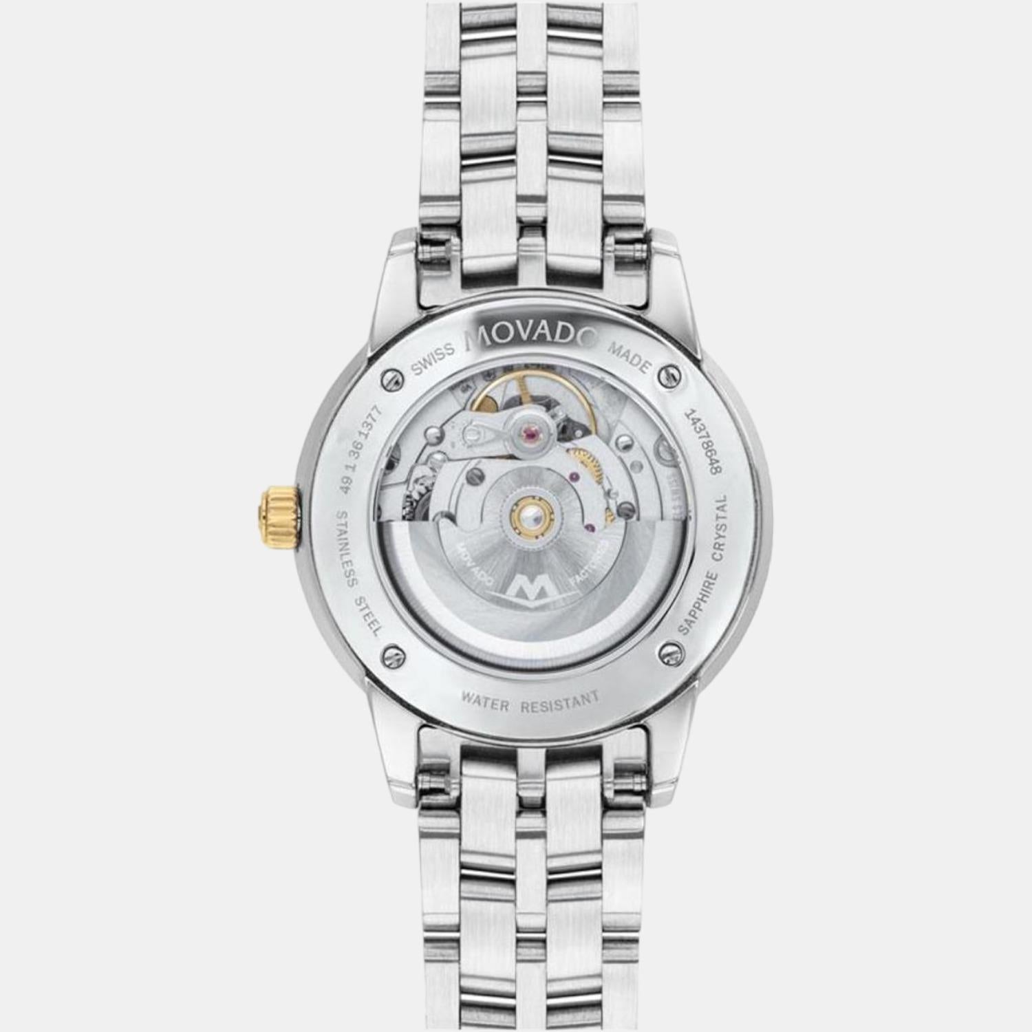 1881 Automatic Women Automatic White Dial Analog Stainless Steel Watch 0607489M