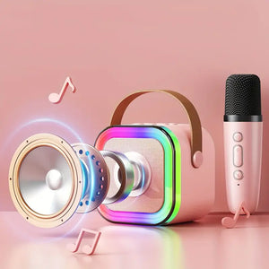 Sweet Voice Changer Bluetooth Speaker + Wireless Mic