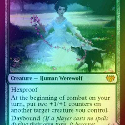 Avabruck Caretaker // Hollowhenge Huntmaster [Prerelease] [187s] [Innistrad: Crimson Vow: Promos] [Foil]
