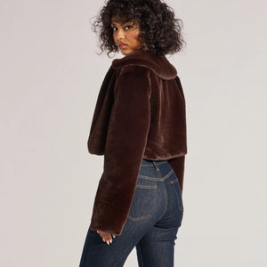 Looking Luxe Faux Fur Cropped Jacket