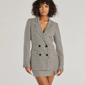 Icon Era Houndstooth Woven Blazer