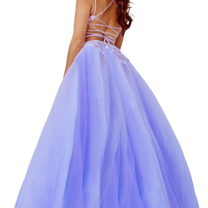 Applique Sleeveless A-line Gown by Jovani 06207