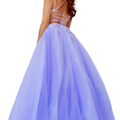 Applique Sleeveless A-line Gown by Jovani 06207