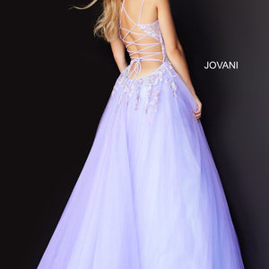 Applique Sleeveless A-line Gown by Jovani 06207