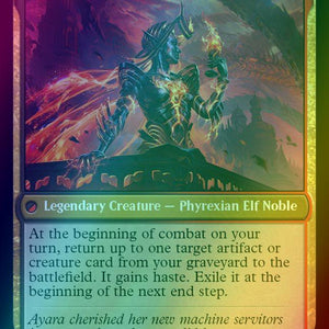 Ayara, Widow of the Realm // Ayara, Furnace Queen [90] [March of the Machine] [Foil]