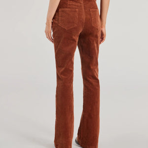 Retro Chic Corduroy High-Rise Flare Pants