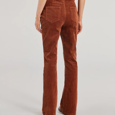 Retro Chic Corduroy High-Rise Flare Pants