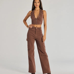 The Next Level High-Rise Cargo Pants
