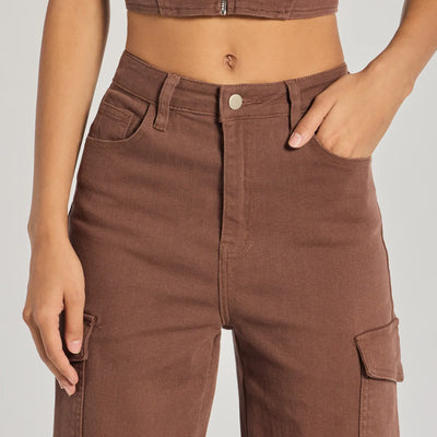 The Next Level High-Rise Cargo Pants