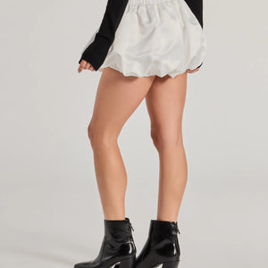 Bring The Charm Bubble Mini Skirt