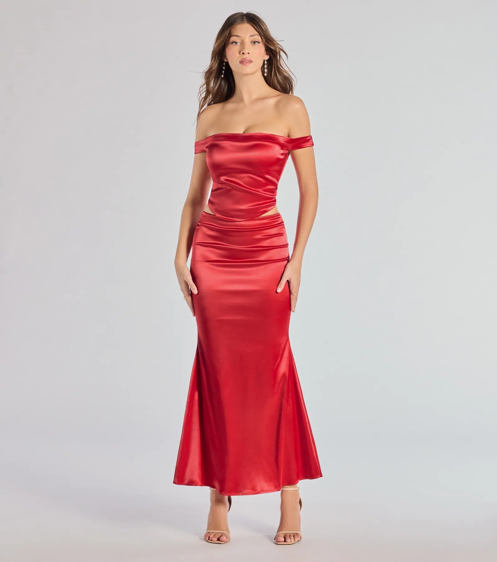 Luxe Hour Satin Mermaid Maxi Skirt