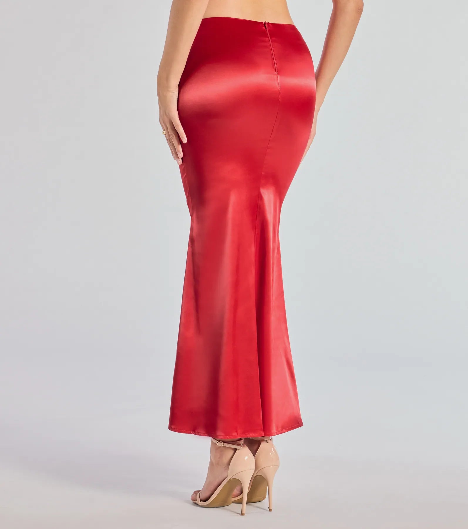 Luxe Hour Satin Mermaid Maxi Skirt