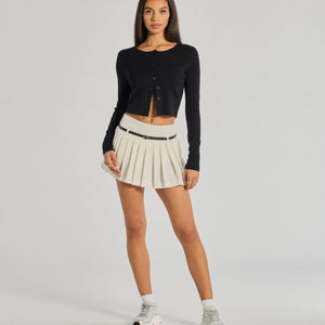 Adorable Trendsetter Pleated Mini Skort