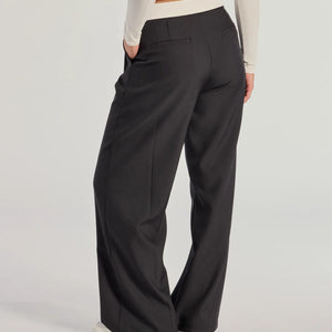 First Look Contrast Wide-Leg Pants
