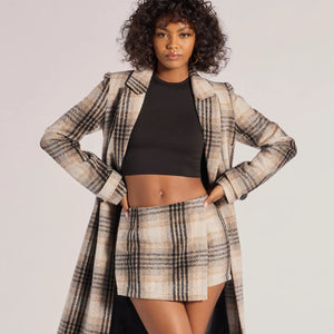 Classic Charm Plaid Wrap Skort