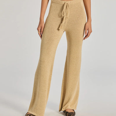 Cozy Luxe Lurex Knit Pants