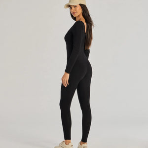 Cozy Up Long Sleeve Knit Jumpsuit