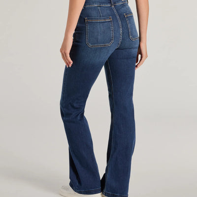 Effortless Staple High-Rise Bootcut Jeans