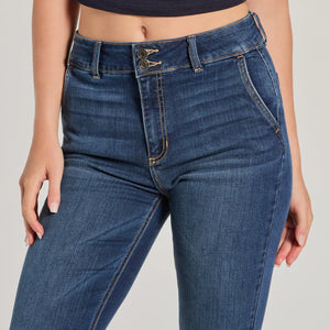 Effortless Staple High-Rise Bootcut Jeans