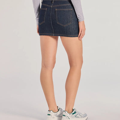 Classic Staple Denim Mini Skort