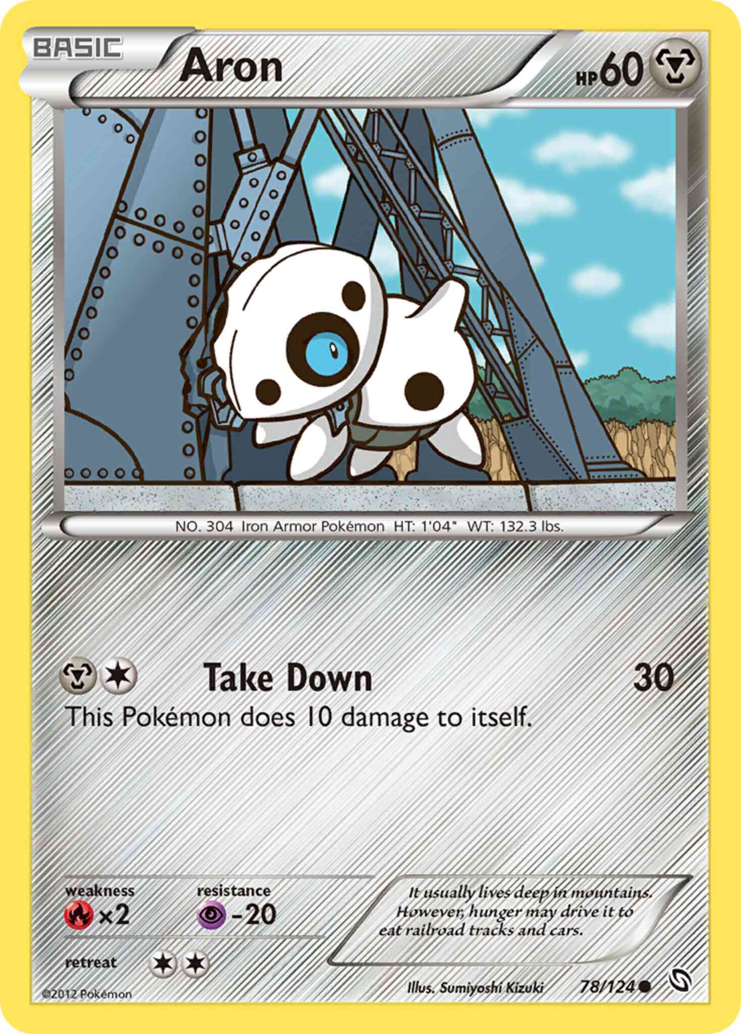 Aron - 78/124 - Common [bw6-78] [Non-Holo]