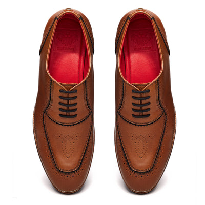 Maharaja Brogues Men – Cedar