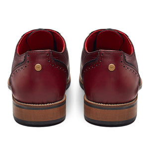 Maharaja Brogues Men – Oxblood