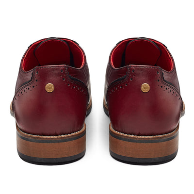Maharaja Brogues Men – Oxblood