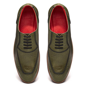 Maharaja Brogues Men – Olive