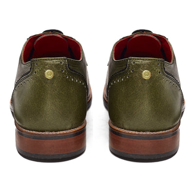 Maharaja Brogues Men – Olive