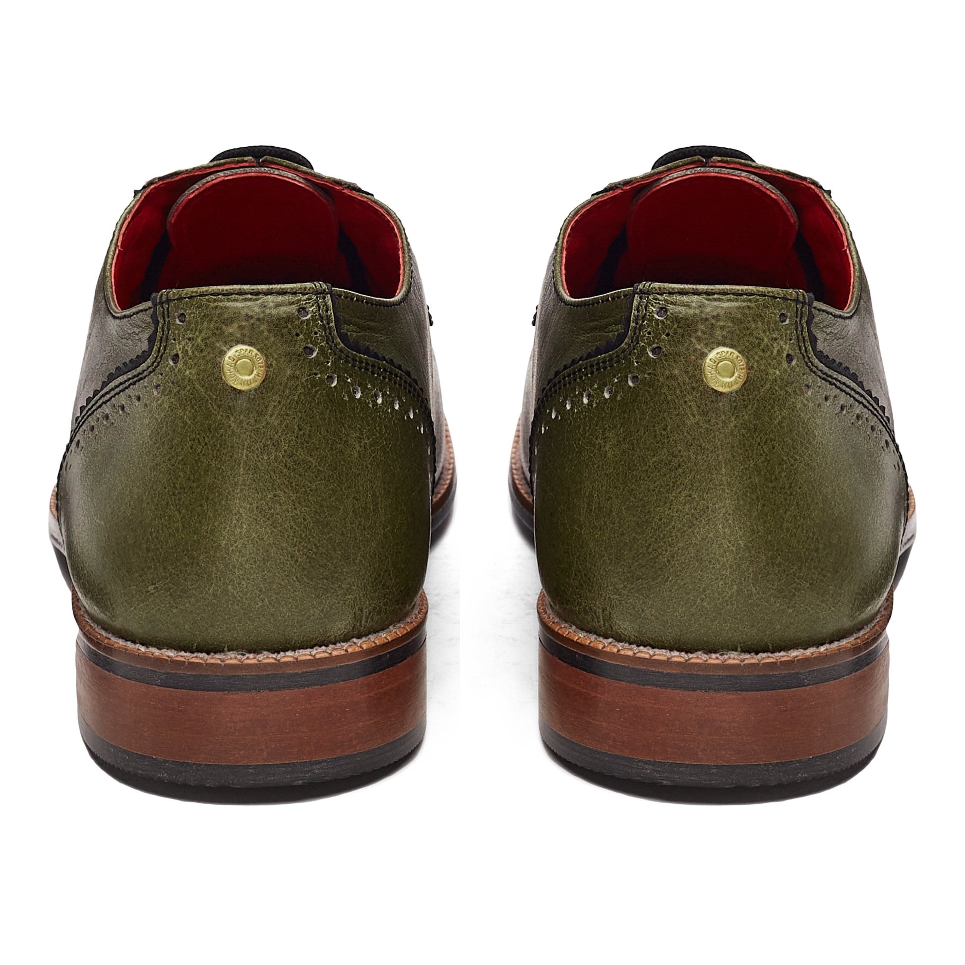 Maharaja Brogues Men – Olive