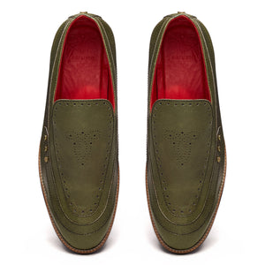 Nizam Loafers Men – Olive