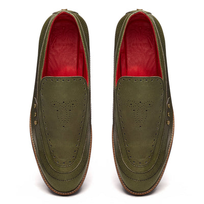 Nizam Loafers Men – Olive