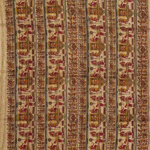 Red Handwoven Dupion Silk Saree With Printed Pallu