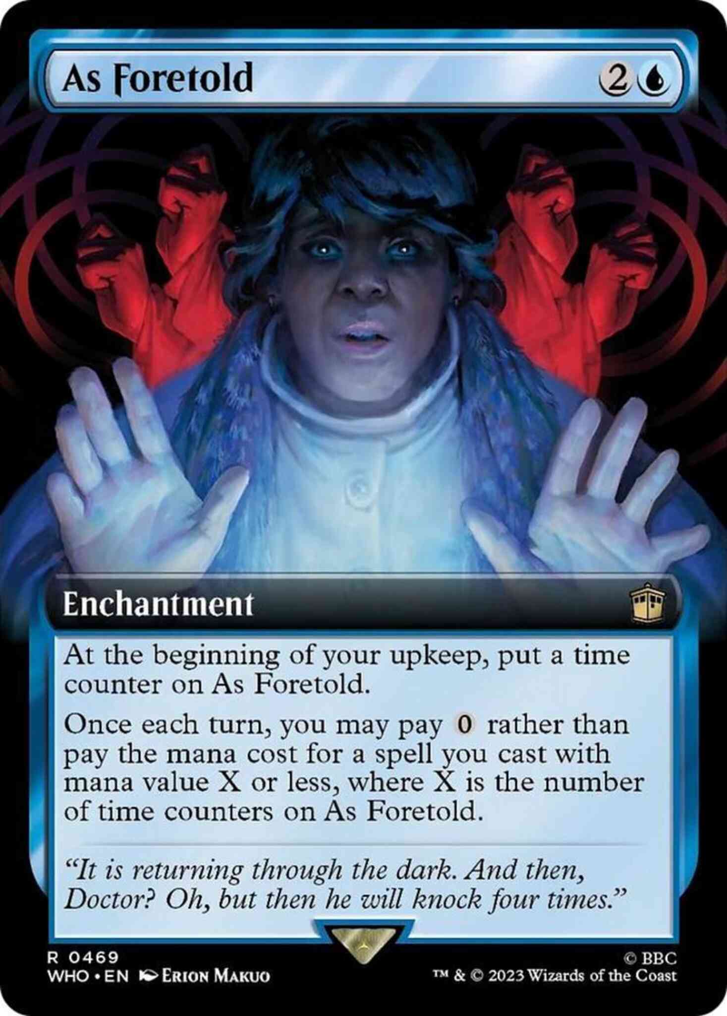 As Foretold [469] [Extended Art] [Universes Beyond: Doctor Who] [Non-Foil]