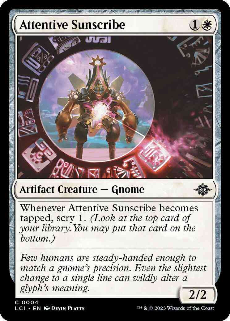 Attentive Sunscribe [4] [The Lost Caverns of Ixalan] [Non-Foil]