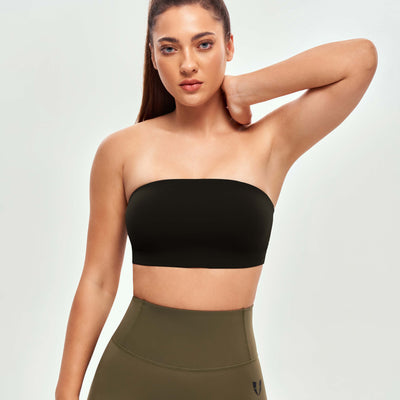 Strapless Sports Bra - Black