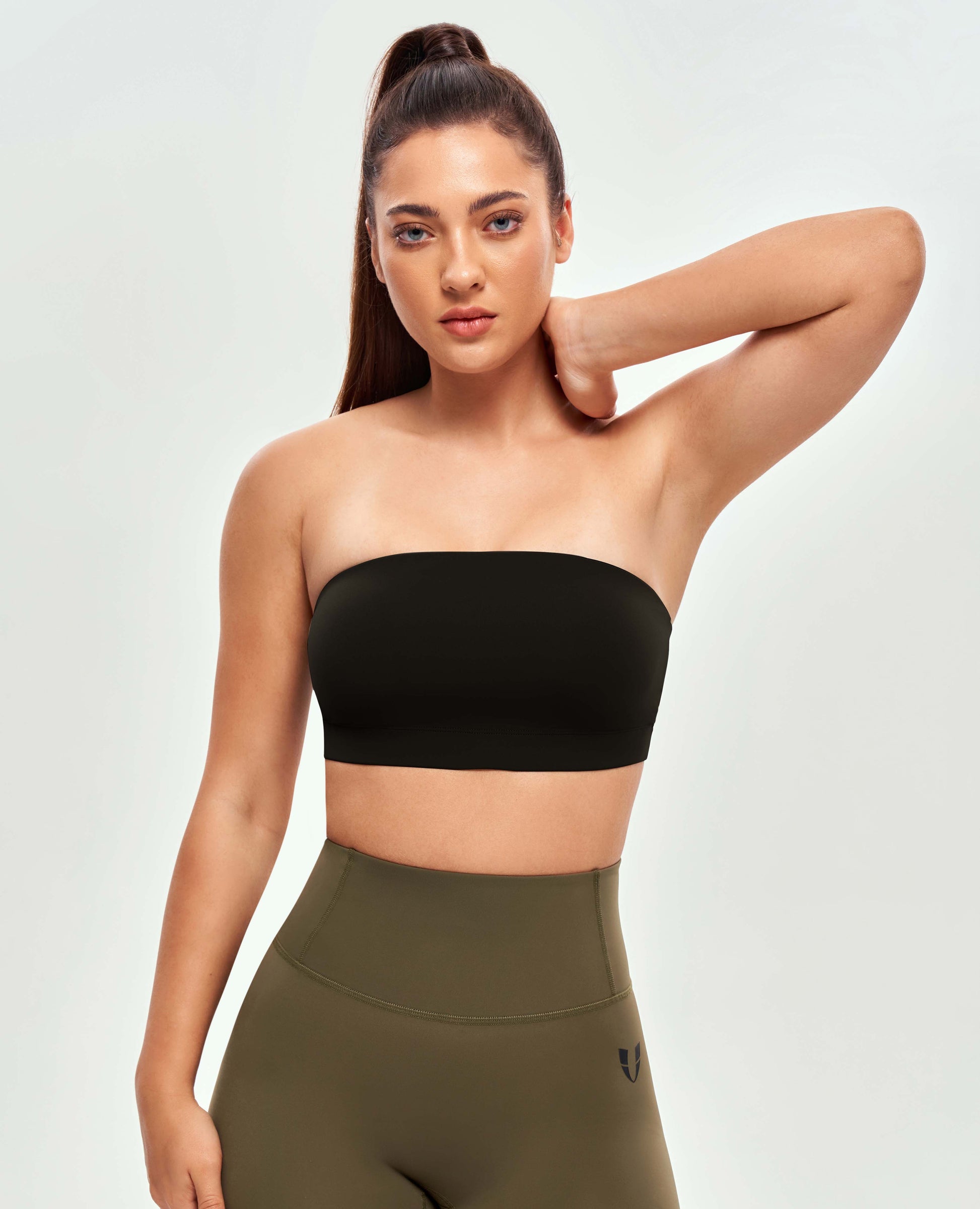 Strapless Sports Bra - Black