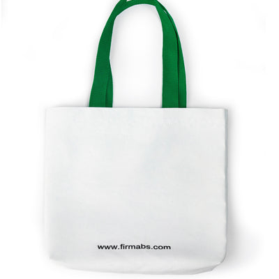 Firmabs Christmas Canvas Bag - White