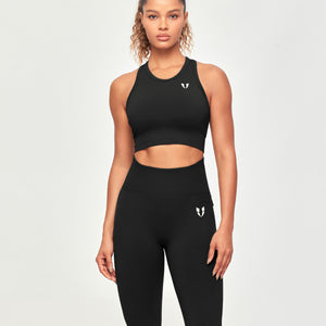 Seamless Cargo Leggings - Black