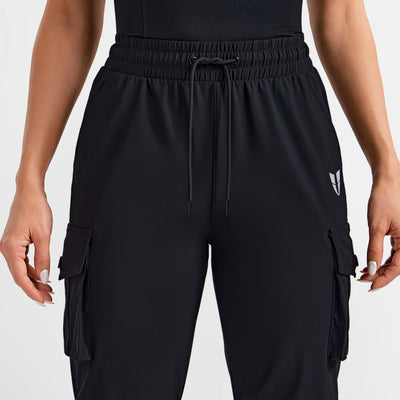 Cargo Pocket Joggers - Black