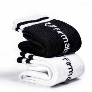 Firmabs Striped Sports socks - White