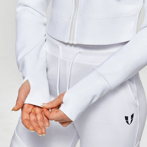 Futuristic Tech Active Jacket - White
