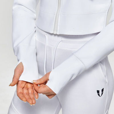 Futuristic Tech Active Jacket - White