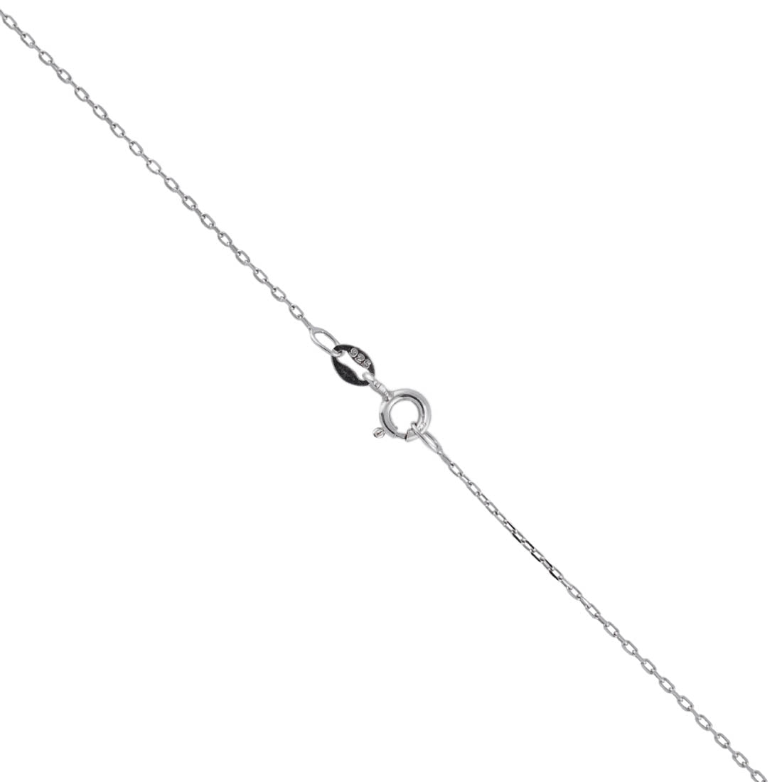 Silver Set Chain Circular Pendant and Earrings with Finely Cut Stones for Women