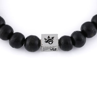 Ebony Karungali Beads Bracelet