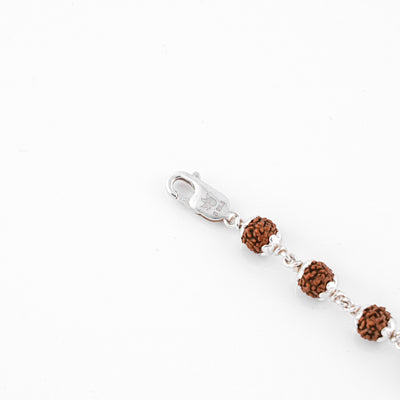 Rudraksha Silver Suryadev Bracelet