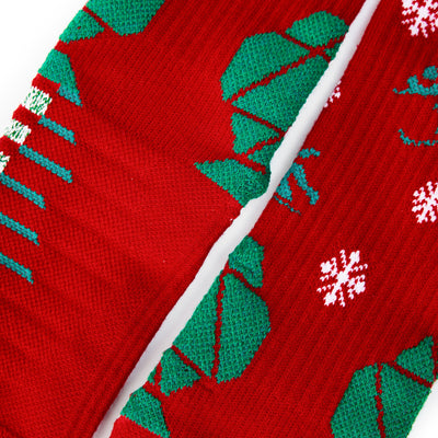 Firm abs Christmas Stockings - Red
