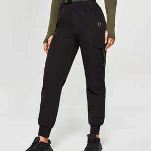 Moto Active Ankle Pants - Black