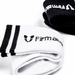 Firmabs Striped Sports socks - White